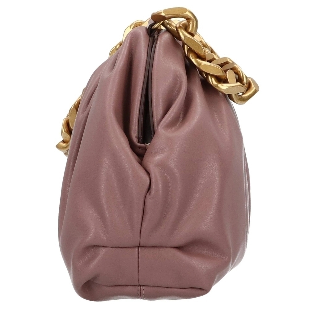 NWT DKNY Presley Vegan Leather Chain Shoulder Bag Vintage Rose - Picture 6 of 17